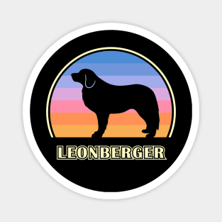 Leonberger Vintage Sunset Dog Magnet